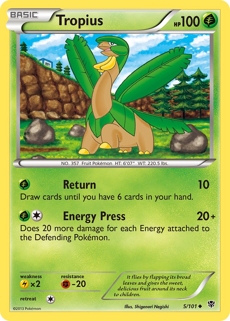 Tropius (5/101) [Black & White: Plasma Blast] | Tabernacle Games