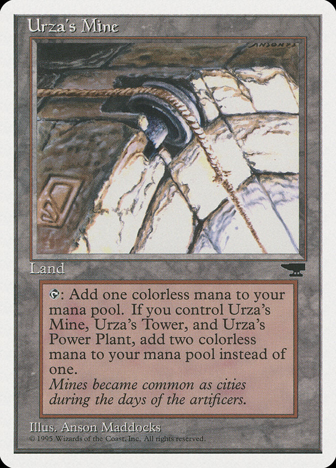 Urza's Mine (Pulley Embedded in Stone) [Chronicles] | Tabernacle Games