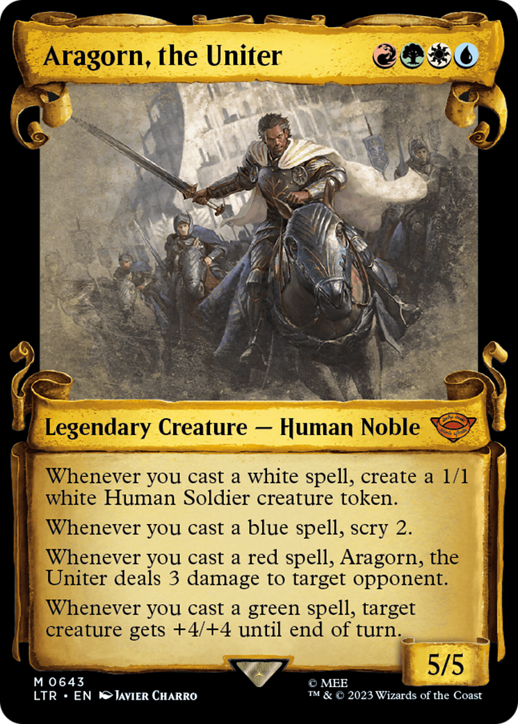 Aragorn, the Uniter [The Lord of the Rings: Tales of Middle-Earth Showcase Scrolls] | Tabernacle Games