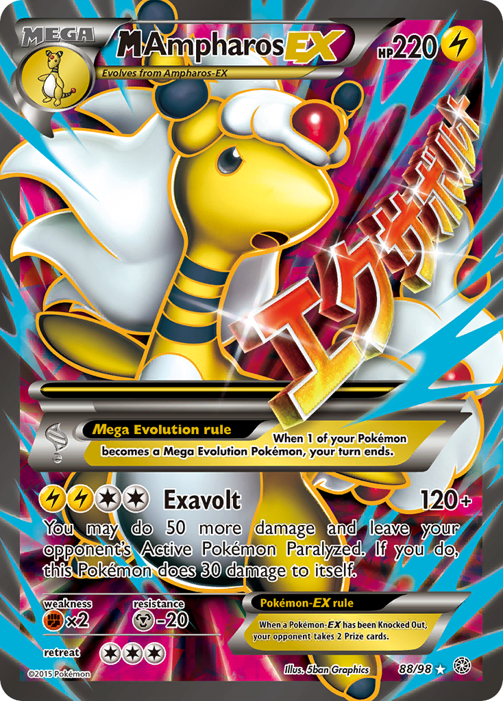 M Ampharos EX (88/98) [XY: Ancient Origins] | Tabernacle Games