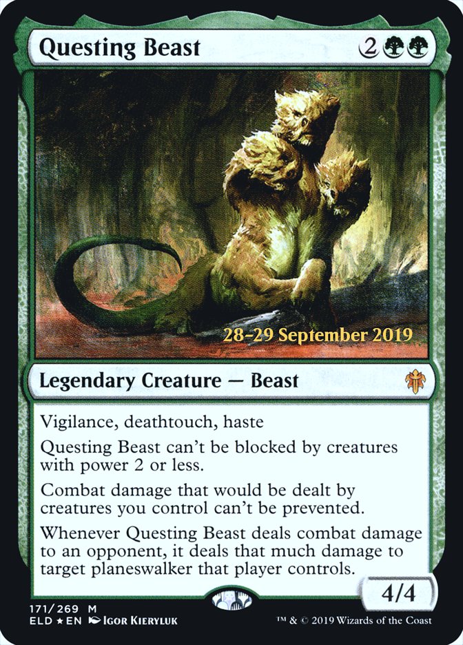 Questing Beast  [Throne of Eldraine Prerelease Promos] | Tabernacle Games