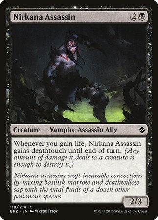 Nirkana Assassin [Battle for Zendikar] | Tabernacle Games