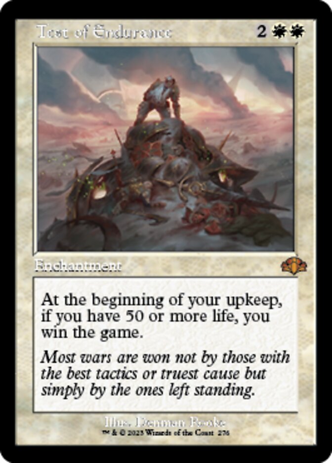 Test of Endurance (Retro) [Dominaria Remastered] | Tabernacle Games