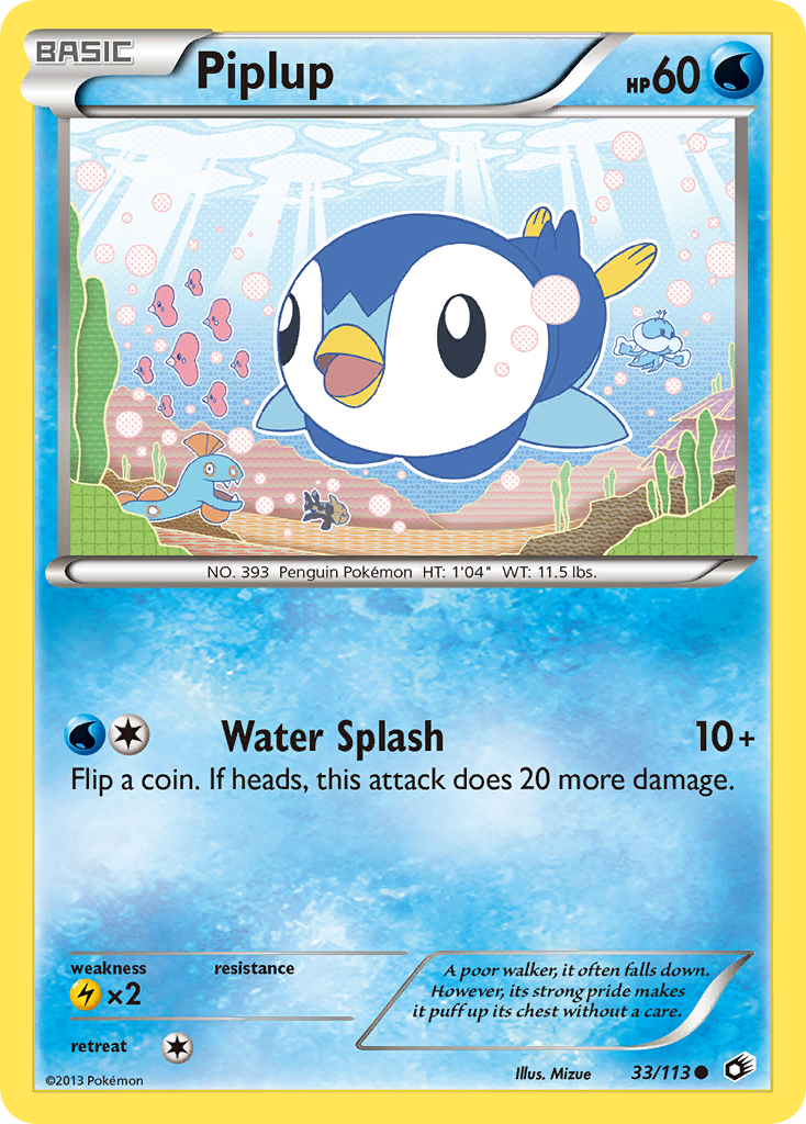 Piplup (33/113) [Black & White: Legendary Treasures] | Tabernacle Games