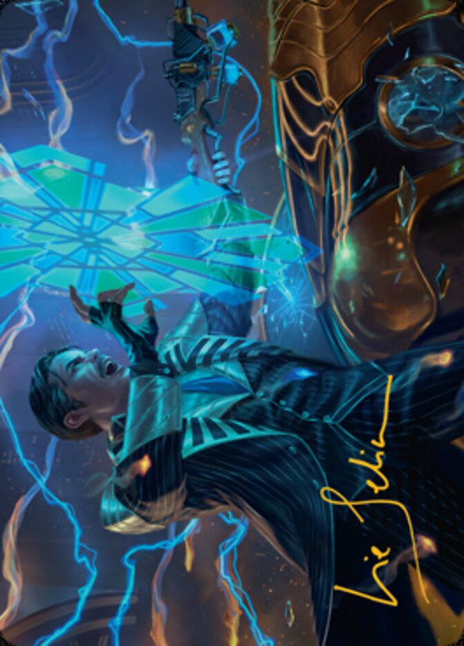 Brokers Veteran Art Card (Gold-Stamped Signature) [Streets of New Capenna Art Series] | Tabernacle Games