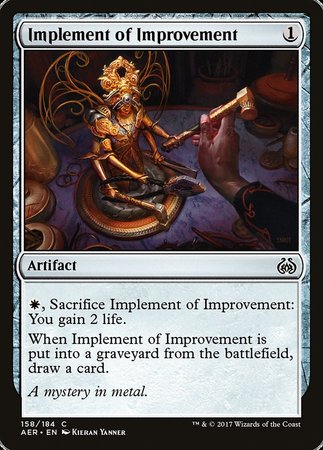 Implement of Improvement [Aether Revolt] | Tabernacle Games