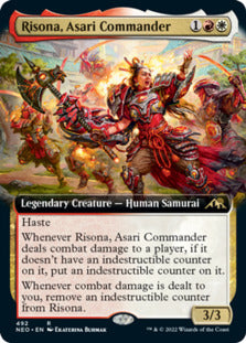 Risona, Asari Commander (Extended) [Kamigawa: Neon Dynasty] | Tabernacle Games