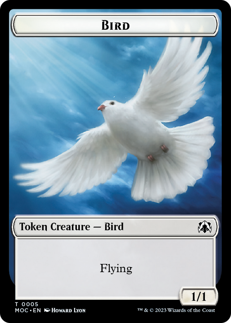 Bird // Kobolds of Kher Keep Double-Sided Token [March of the Machine Commander Tokens] | Tabernacle Games