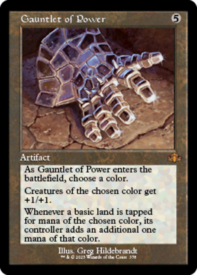 Gauntlet of Power (Retro) [Dominaria Remastered] | Tabernacle Games