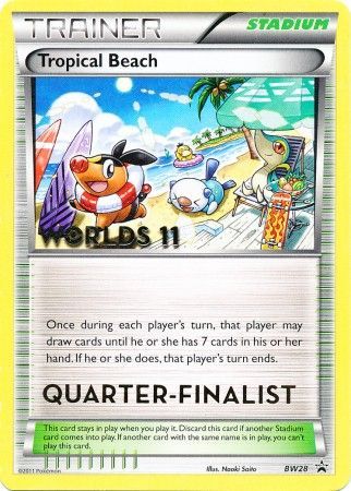 Tropical Beach (BW28) (Quarter Finalist) [Black & White: Black Star Promos] | Tabernacle Games