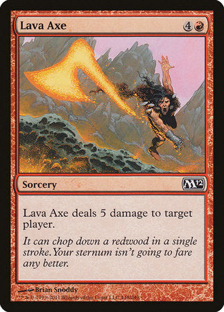 Lava Axe [Magic 2012] | Tabernacle Games