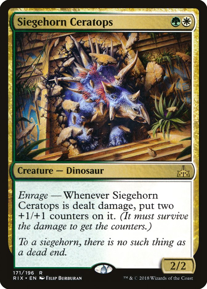 Siegehorn Ceratops [Rivals of Ixalan] | Tabernacle Games