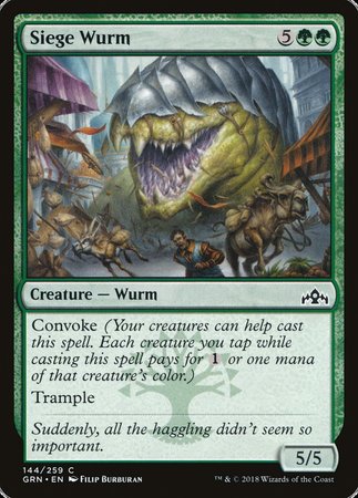 Siege Wurm [Guilds of Ravnica] | Tabernacle Games