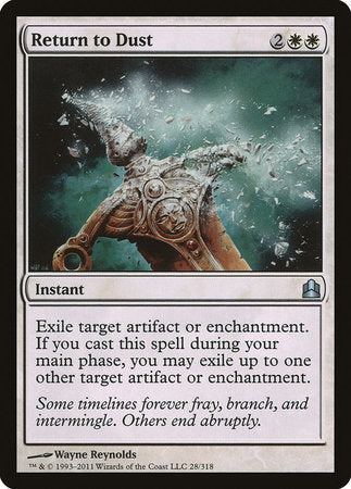 Return to Dust [Commander 2011] | Tabernacle Games