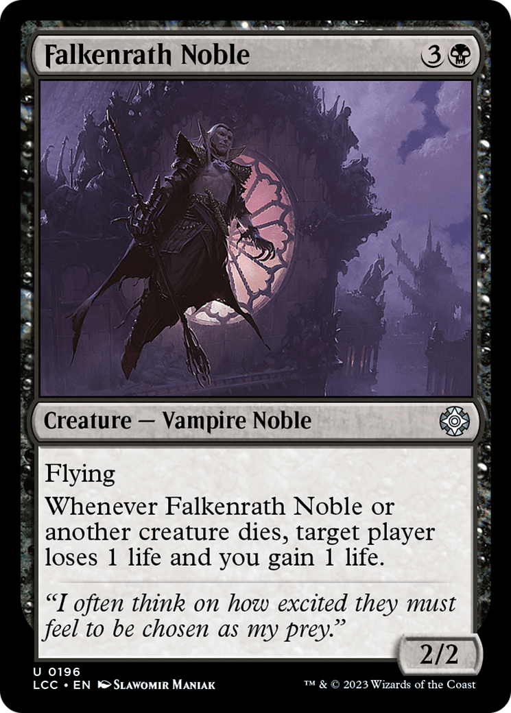 Falkenrath Noble [The Lost Caverns of Ixalan Commander] | Tabernacle Games