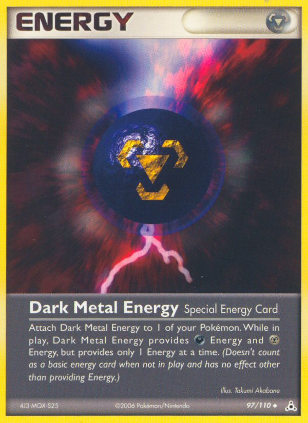 Dark Metal Energy (97/110) [EX: Holon Phantoms] | Tabernacle Games