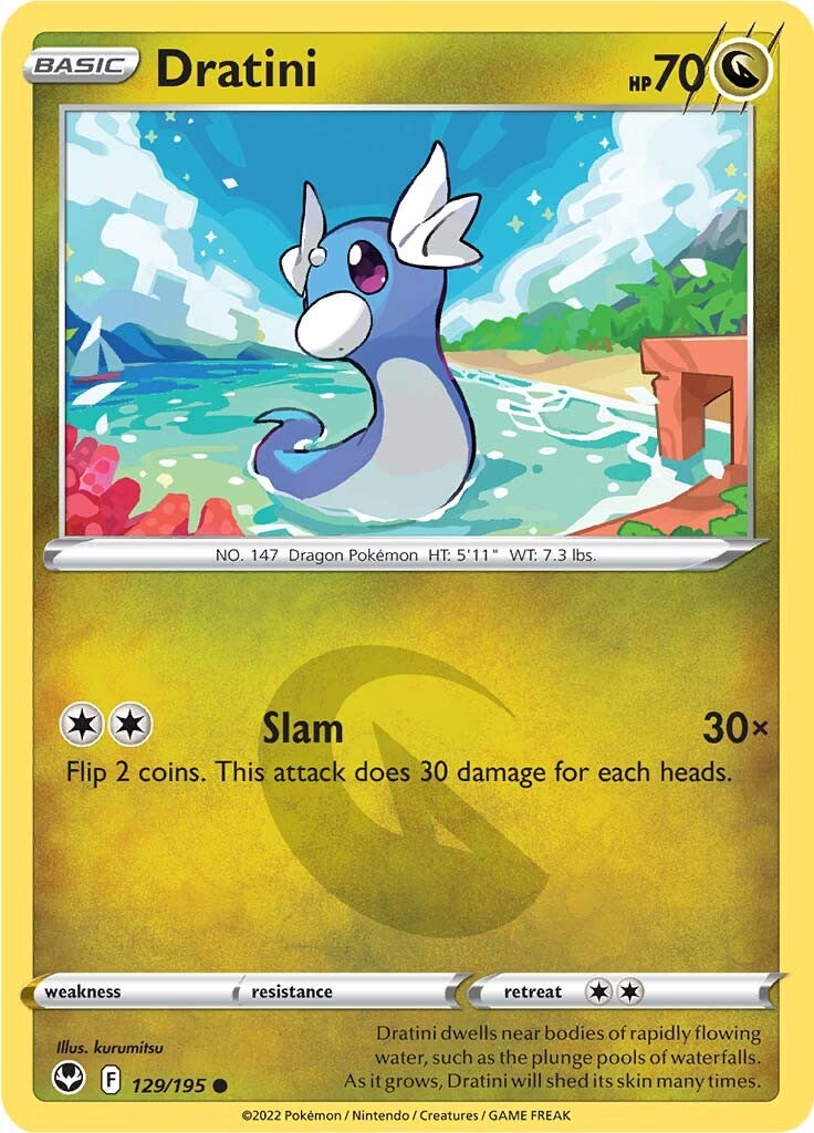 Dratini (129/195) [Sword & Shield: Silver Tempest] | Tabernacle Games