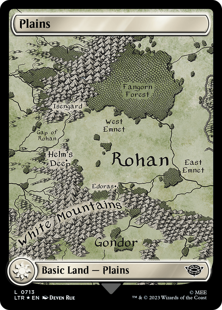 Plains (0713) (Surge Foil) [The Lord of the Rings: Tales of Middle-Earth] | Tabernacle Games