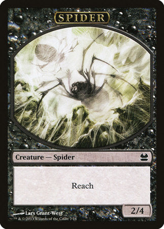 Spider Token (Black) [Modern Masters Tokens] | Tabernacle Games