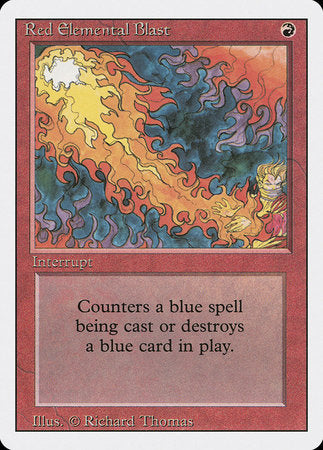 Red Elemental Blast [Revised Edition] | Tabernacle Games