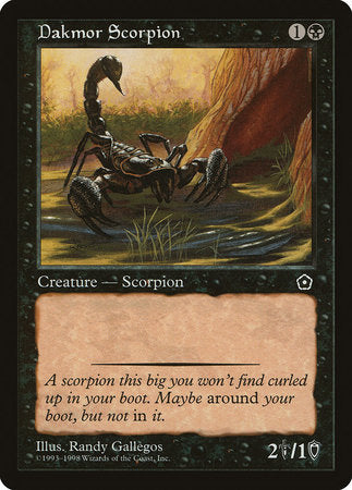 Dakmor Scorpion [Portal Second Age] | Tabernacle Games