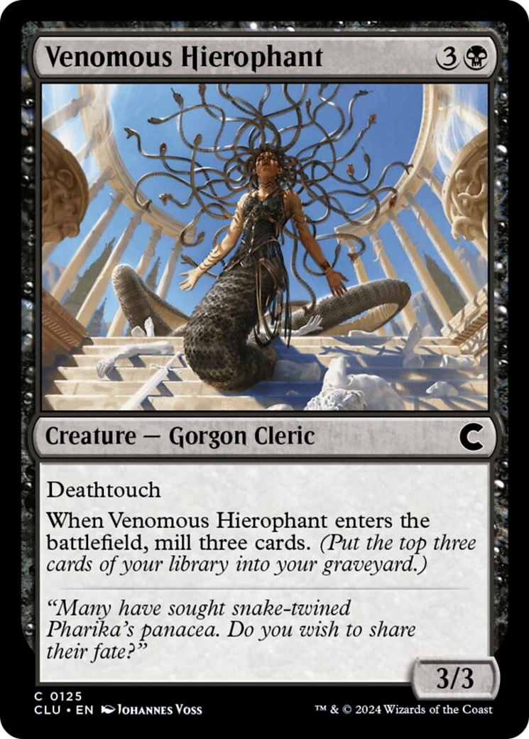 Venomous Hierophant [Ravnica: Clue Edition] | Tabernacle Games