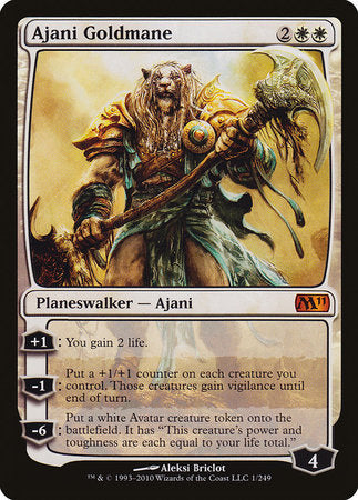 Ajani Goldmane [Magic 2011] | Tabernacle Games