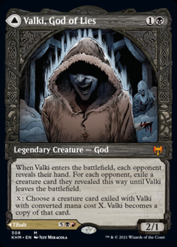 Valki, God of Lies // Tibalt, Cosmic Impostor (Showcase) [Kaldheim] | Tabernacle Games