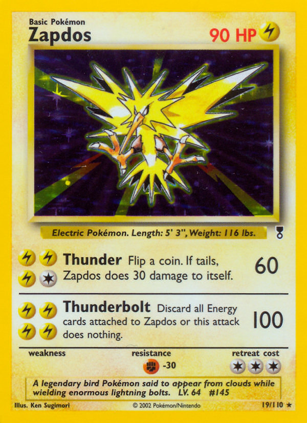 Zapdos (19/110) [Legendary Collection] | Tabernacle Games