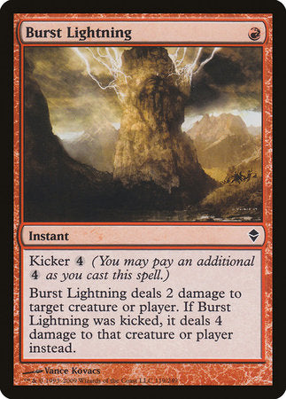 Burst Lightning [Zendikar] | Tabernacle Games