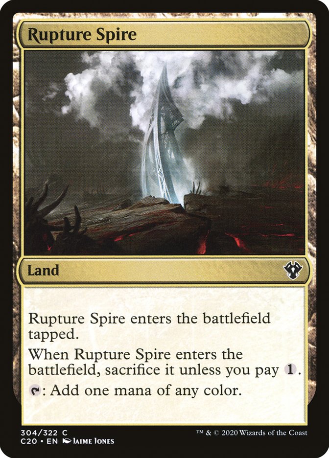 Rupture Spire [Commander 2020] | Tabernacle Games