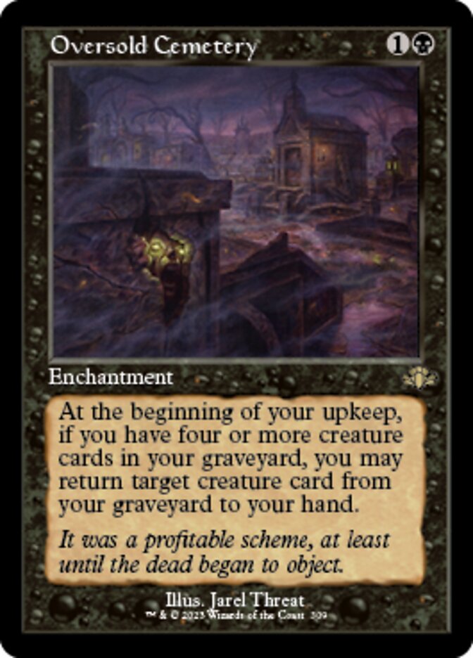 Oversold Cemetery (Retro) [Dominaria Remastered] | Tabernacle Games