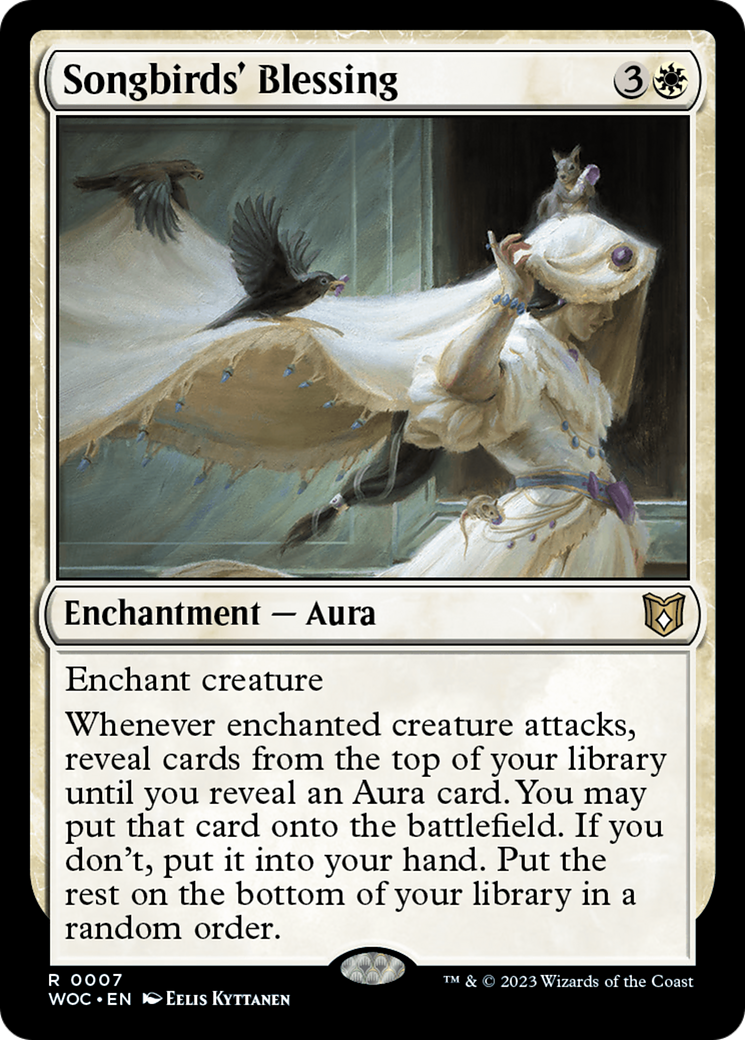 Songbirds' Blessing [Wilds of Eldraine Commander] | Tabernacle Games