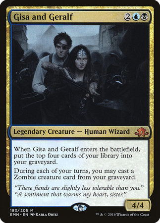 Gisa and Geralf [Eldritch Moon] | Tabernacle Games