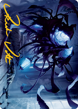 Spectral Adversary Art Card (Gold-Stamped Signature) [Innistrad: Midnight Hunt Art Series] | Tabernacle Games