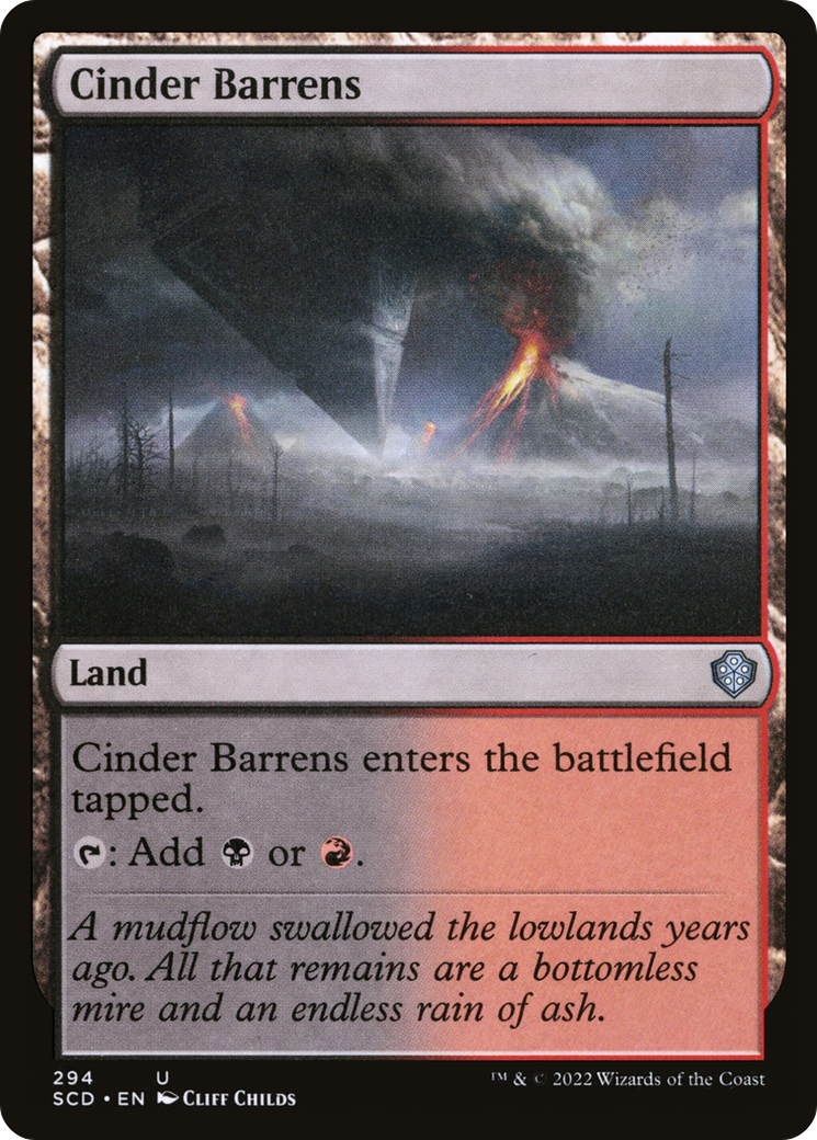 Cinder Barrens [Starter Commander Decks] | Tabernacle Games