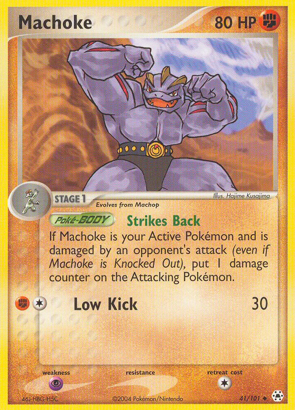 Machoke (41/101) [EX: Hidden Legends] | Tabernacle Games