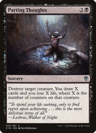 Parting Thoughts [Commander 2016] | Tabernacle Games