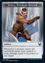 Spirit // Lukka, Wayward Bonder Emblem Token [Strixhaven: School of Mages Tokens] | Tabernacle Games