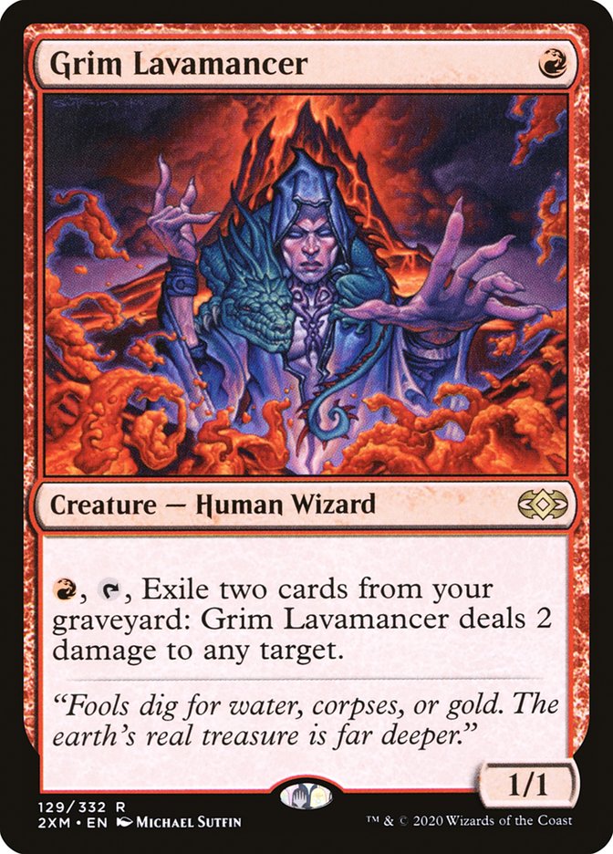 Grim Lavamancer [Double Masters] | Tabernacle Games