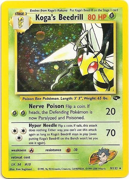 Koga's Beedrill (9/132) [Gym Challenge Unlimited] | Tabernacle Games