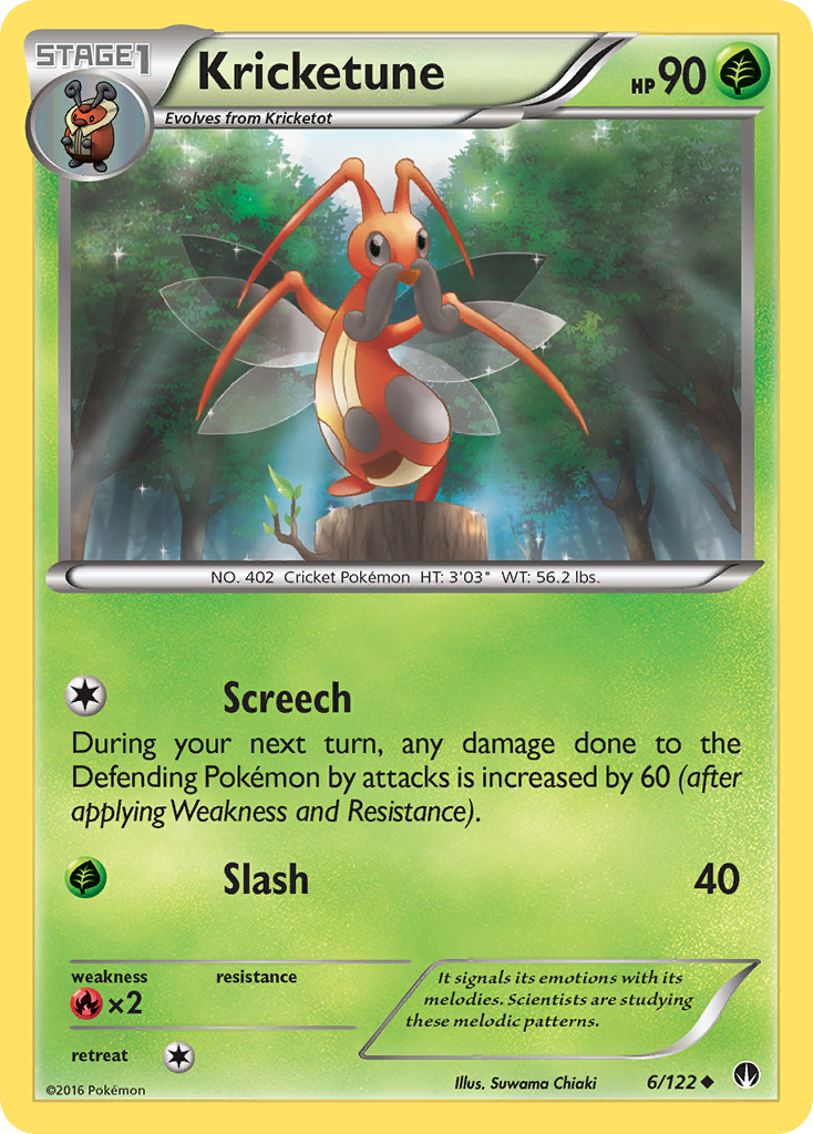 Kricketune (6/122) [XY: BREAKpoint] | Tabernacle Games