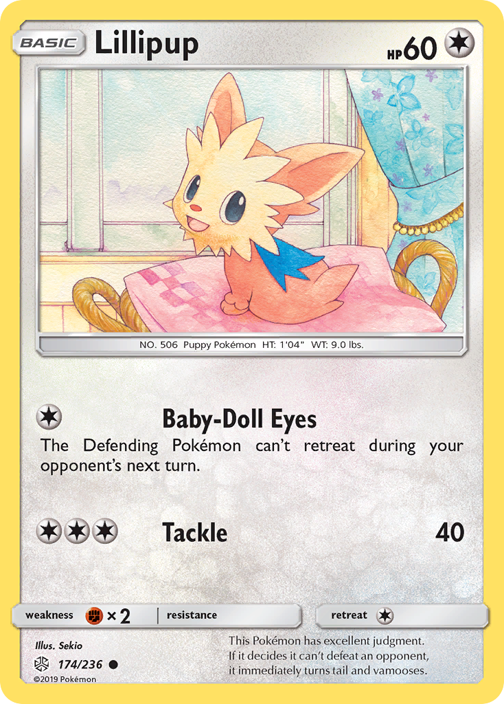 Lillipup (174/236) [Sun & Moon: Cosmic Eclipse] | Tabernacle Games