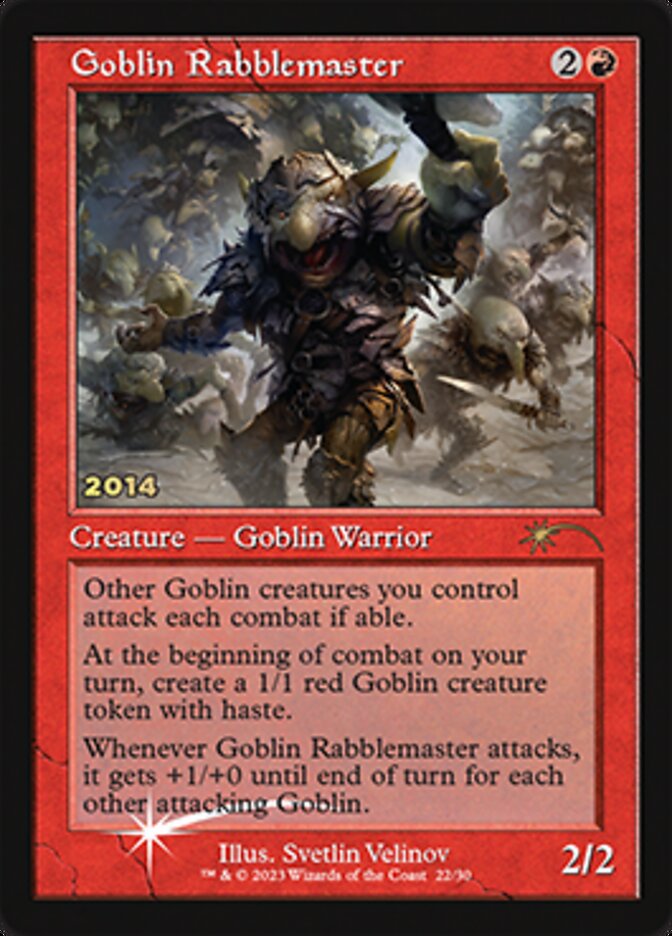 Goblin Rabblemaster [30th Anniversary Promos] | Tabernacle Games