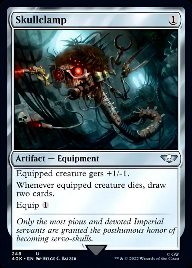 Skullclamp (Surge Foil) [Universes Beyond: Warhammer 40,000] | Tabernacle Games