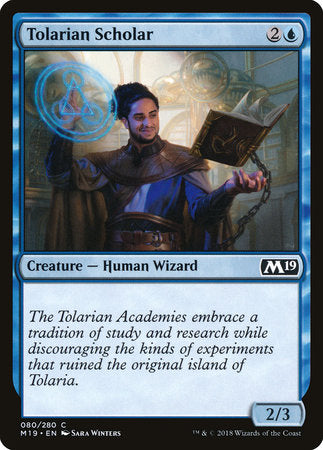 Tolarian Scholar [Core Set 2019] | Tabernacle Games