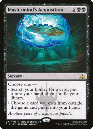 Mastermind's Acquisition [Rivals of Ixalan] | Tabernacle Games