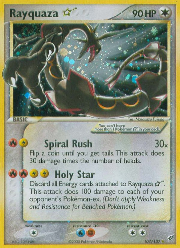 Rayquaza Star (107/107) [EX: Deoxys] | Tabernacle Games