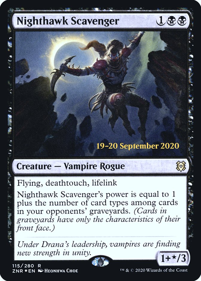 Nighthawk Scavenger  [Zendikar Rising Prerelease Promos] | Tabernacle Games