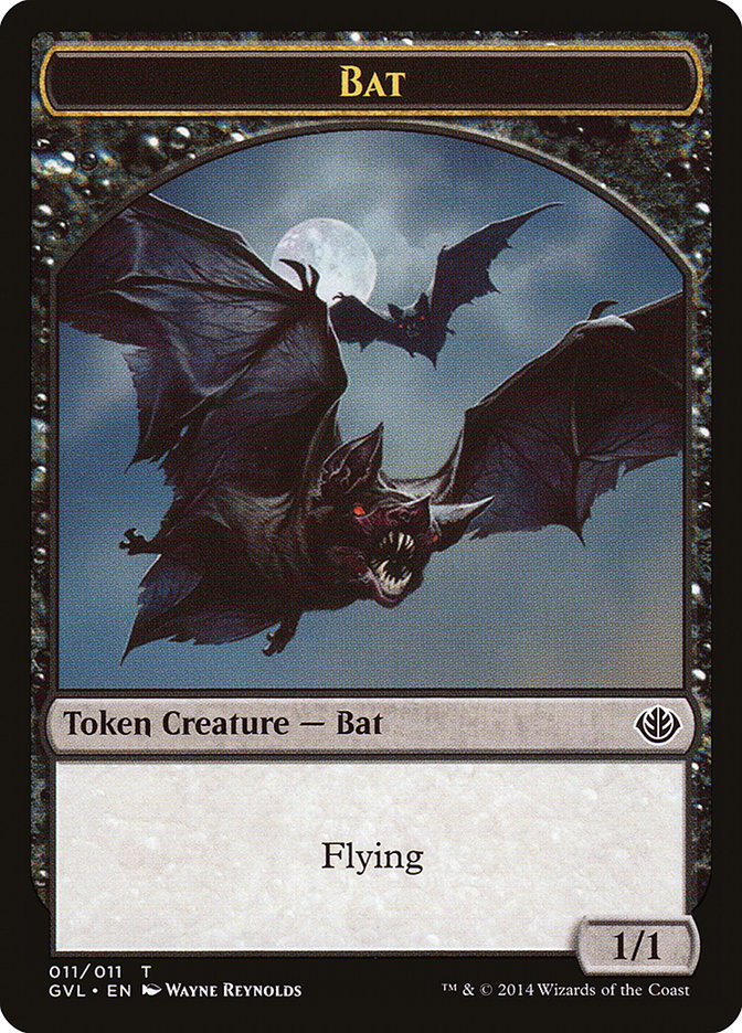 Bat Token (Garruk vs. Liliana) [Duel Decks Anthology Tokens] | Tabernacle Games